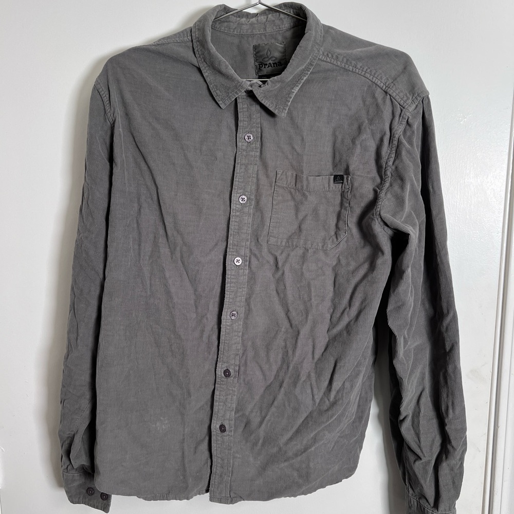 Prana corduroy button-down shirt